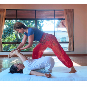 Thai chakra massage
