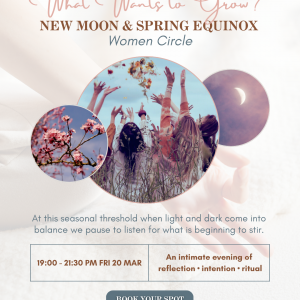 New Moon & Spring Equinox women’s circle