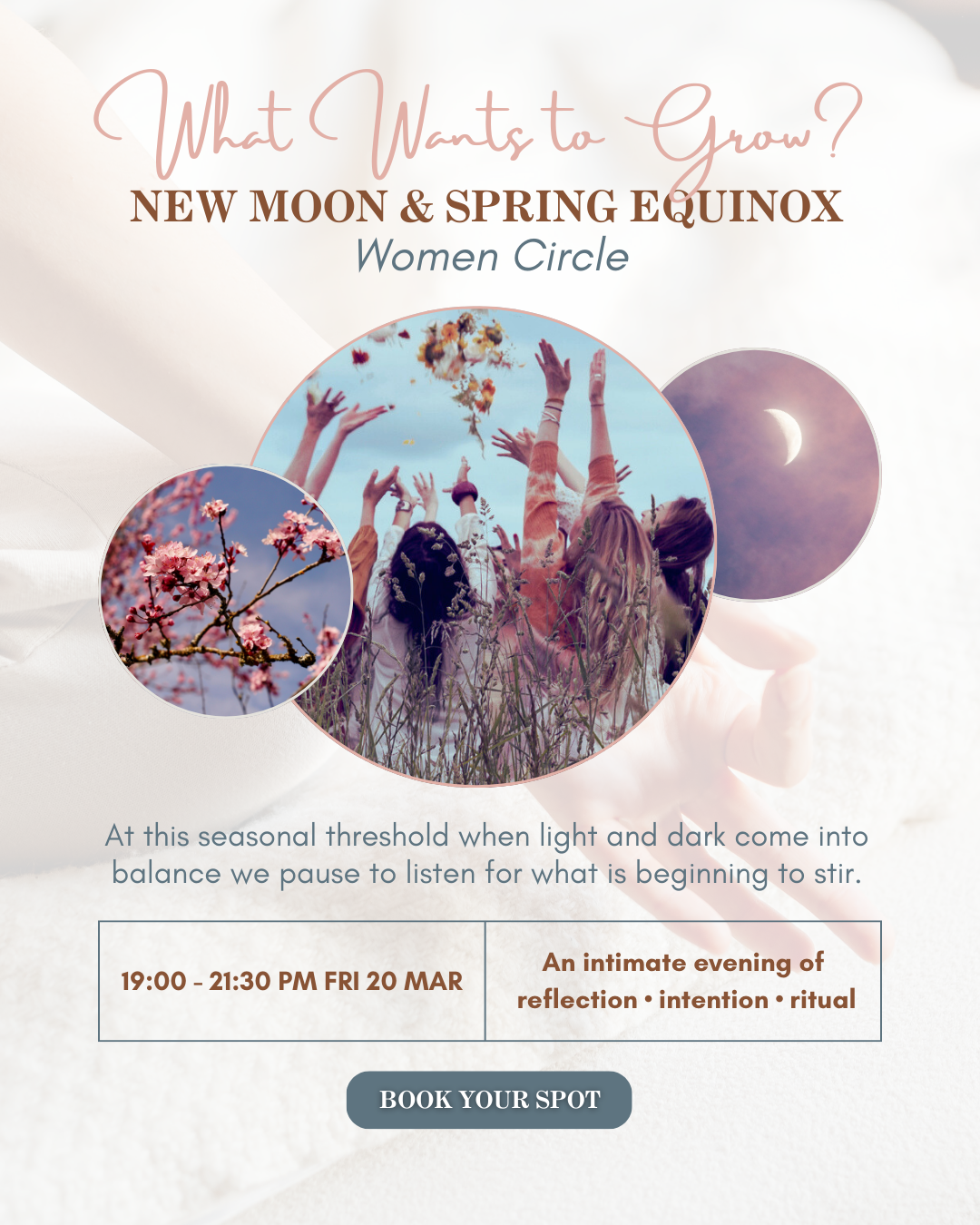New Moon & Spring Equinox Women’s Circle