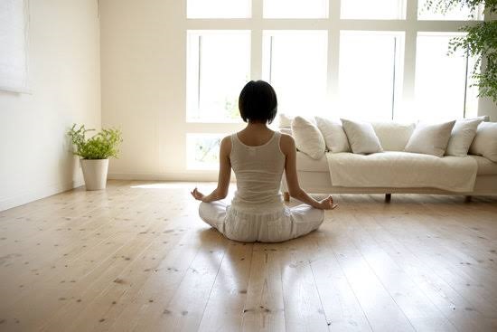 Calm yoga space for private yoga sessions